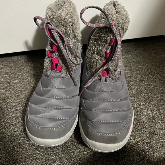 Ryka Gray Addison Lace Up Ankle Sneaker Boots Size 8.5 US - Picture 3 of 7
